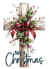 Christmas Crosses Peel & Place - 4 Different Images - ONLY AVAILABLE ONLINE