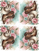 Cowboy Boots, Hat & Peony Flowers Peel & Place