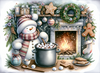 Snowman's Kitchen Peel & Place