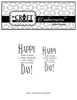 Happy Wish Making Day  (stacked) Digital Imprint stamp.