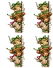 St Patrick's Day Stacked Highland Cows Peel & Place