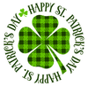 St Patrick's Day 4-Leaf Clover Seals Peel & Place - ONLINE ONLY
