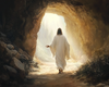Jesus Leaving Tomb