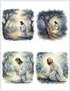Jesus Holy Thursday 4 different images- ONLINE ONLY
