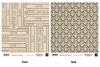 French Rulers-Double-Sided Scrapbook Paper (12x12)