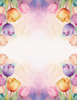 Tulips Floral Background Peel & Place