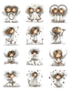 Little Girl Angels 12 Round Peel & Place