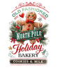Christmas Gingerbread Peel & Place