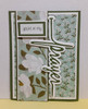 Prayer Word Cross Sentiments Collection rubber 4 pc stamp set