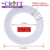 Double Sided Tape Roll  1/4" x 81'