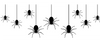 Halloween Descending Spiders - Creative Imprints rubber stamp