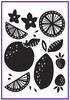 Fruit embossing folder