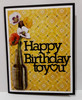 Heart Sentiments Collection "Happy Birthday to you" 2-pc (word & shadow) set