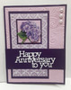 Heart Sentiments Collection "Happy Anniversary to you" 2-pc (word & shadow) set