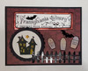 Halloween Transylvania Winery Creative Imprints rubber stamp