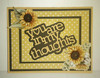 Heart Sentiments Collection "you are in my thoughts" 2-pc (word & shadow) set