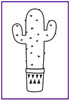 3 Arm Catcus embossing folder