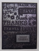 Thanks Scattered embossing folder