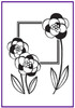 Three Flowers Square embossing folder