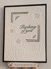 Three Flowers Square embossing folder