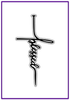 Word Cross Collection Blessed Designer Dies 2-piece die set