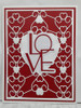 LOVE stacked with shadow 2-pc (word & shadow) die set