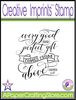 Every Good & Perfect Gift comes from Above James 1:17" Creative Imprints rubber stamp.