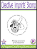 Lil' Tweet "Hoppy Easter" Creative Imprints rubber stamp