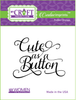 Cute as a Button Creative Imprints rubber stamp
