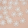 3D Snowflake embellishments - 25 pieces