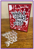Heart Sentiments Collection "wish I could hug you"  2-pc (word & shadow) set