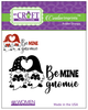 Be MINE gnomie Creative Imprints rubber stamp
