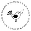 Lil' Tweet "Tis the Season Fa La La" Creative Imprints rubber stamp