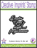 Easter is God's Gift of Hope & Forgiveness - Creative Imprints rubber stamp & die set