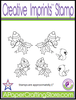 Little Lena's Birds Creative Imprints rubber stamp
