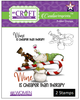 Wine is Cheaper than Therapy Gnome - Creative Imprints rubber stamp 2-piece set