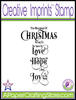 Blessings of Christmas - Creative Imprints rubber stamp