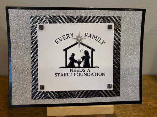 Stable Foundation and Greatest Gift Ever - Creative Imprints rubber stamp 2-piece set