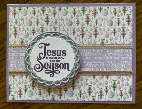 Jesus is the Reason for the Season - Creative Imprints rubber stamp
