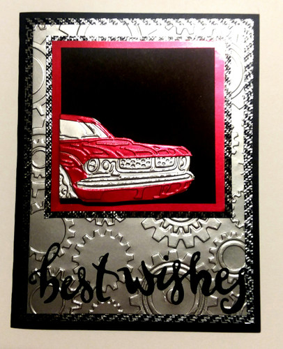 Muscle Car embossing folder