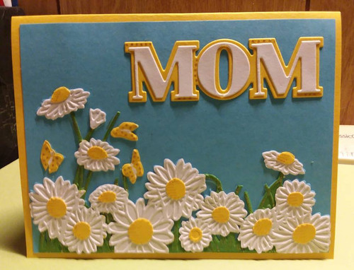 Flowers & Butterflies embossing folder