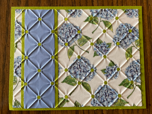 Hydrangea Scatter Blue - pack of 2 cocktail napkins