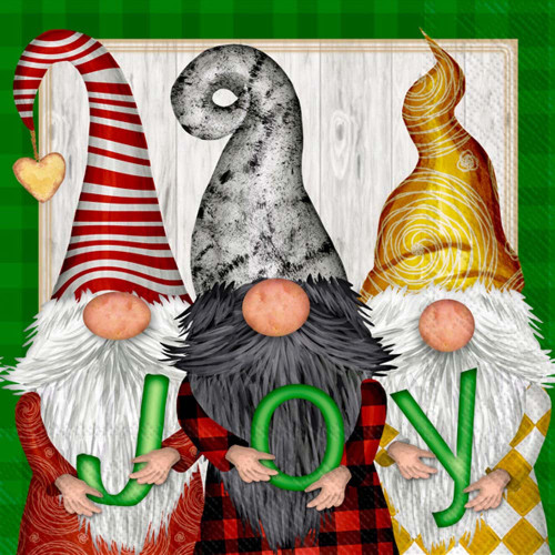 Gnome Joy - pack of 2 cocktail napkins