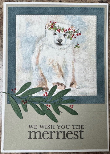 Polar Bear - pack of 2 cocktail napkins