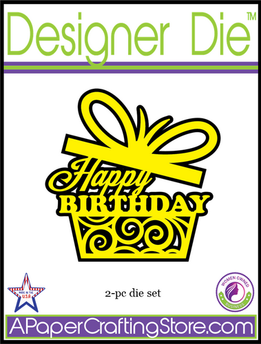 Happy Birthday Present 2-pc Designer Die™