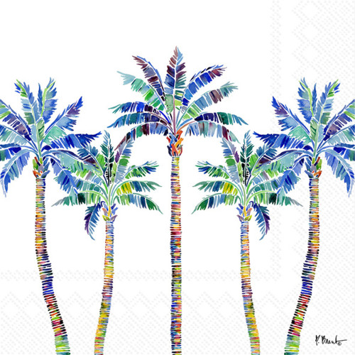 Tahiti Palm - pack of 2 cocktail napkins