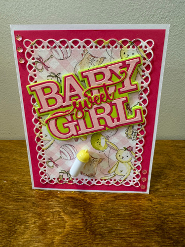 Baby Girl (sweet) Designer Die™ 5-pc set