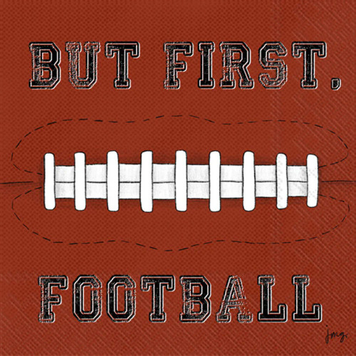 Football First - pack of 2 beverage napkins