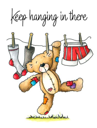 Keep Hanging in There Peel & Place