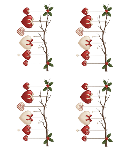 String of Valentines Peel & Place